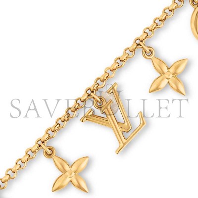 LOUIS VUITTON LV ICONIC CHARMS BRACELET M1376A LOUIS VUITTON LV ICONIC CHARMS BRACELET M1376A